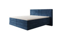 Boxspringbett Ophelia mit Schwebeoptik in Samt
