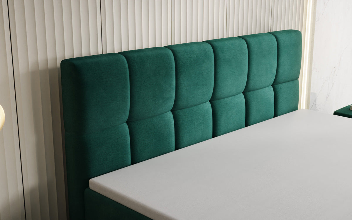Boxspringbett Windsor mit Stauraum in Samt