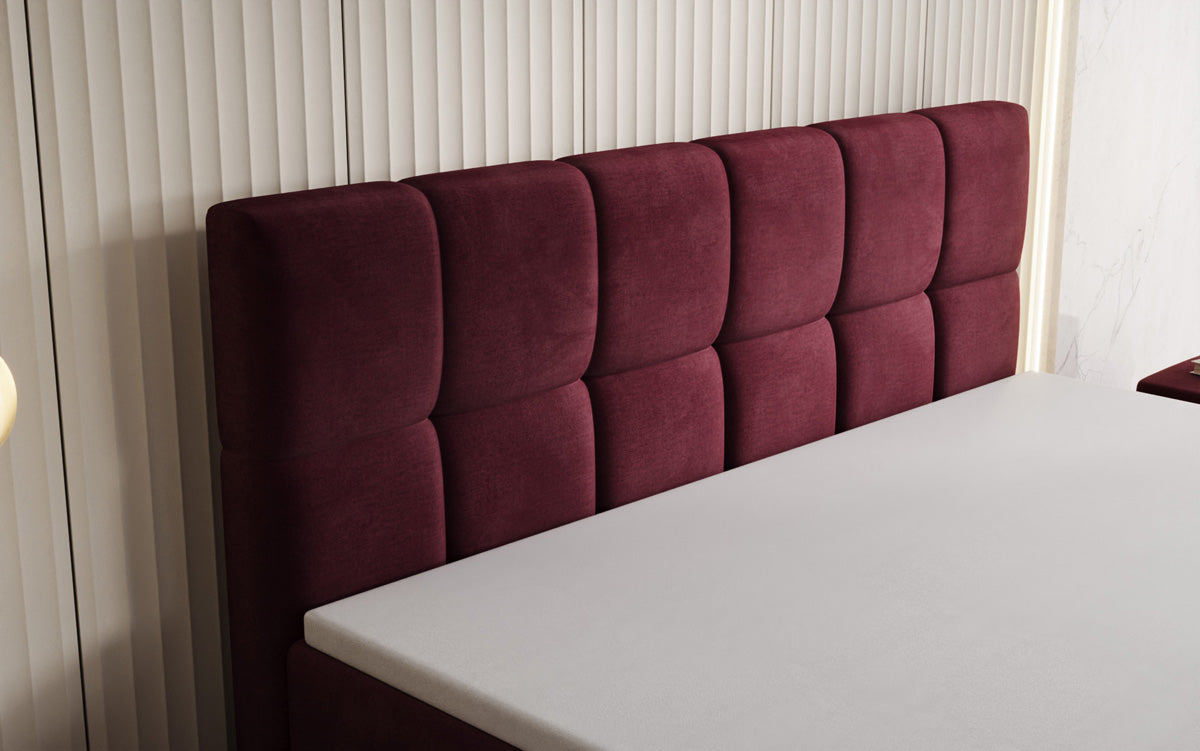 Boxspringbett Windsor mit Stauraum in Samt