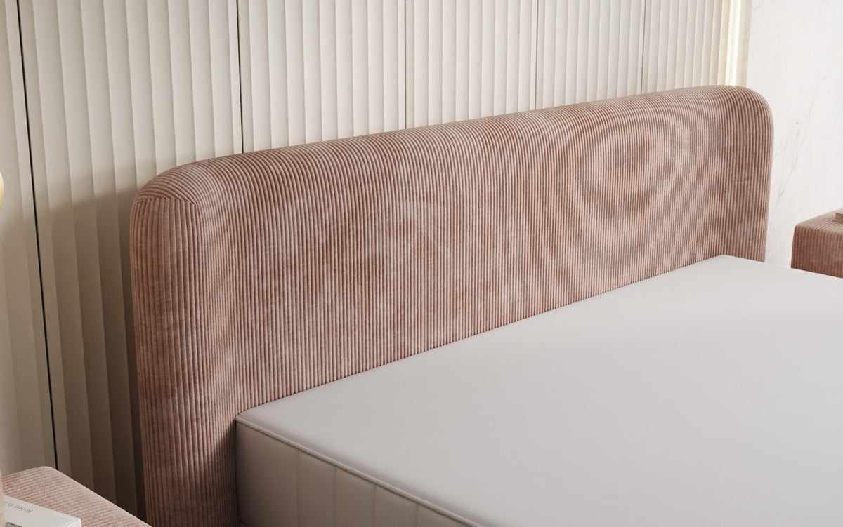 Designer Polsterbett Enna in Cord