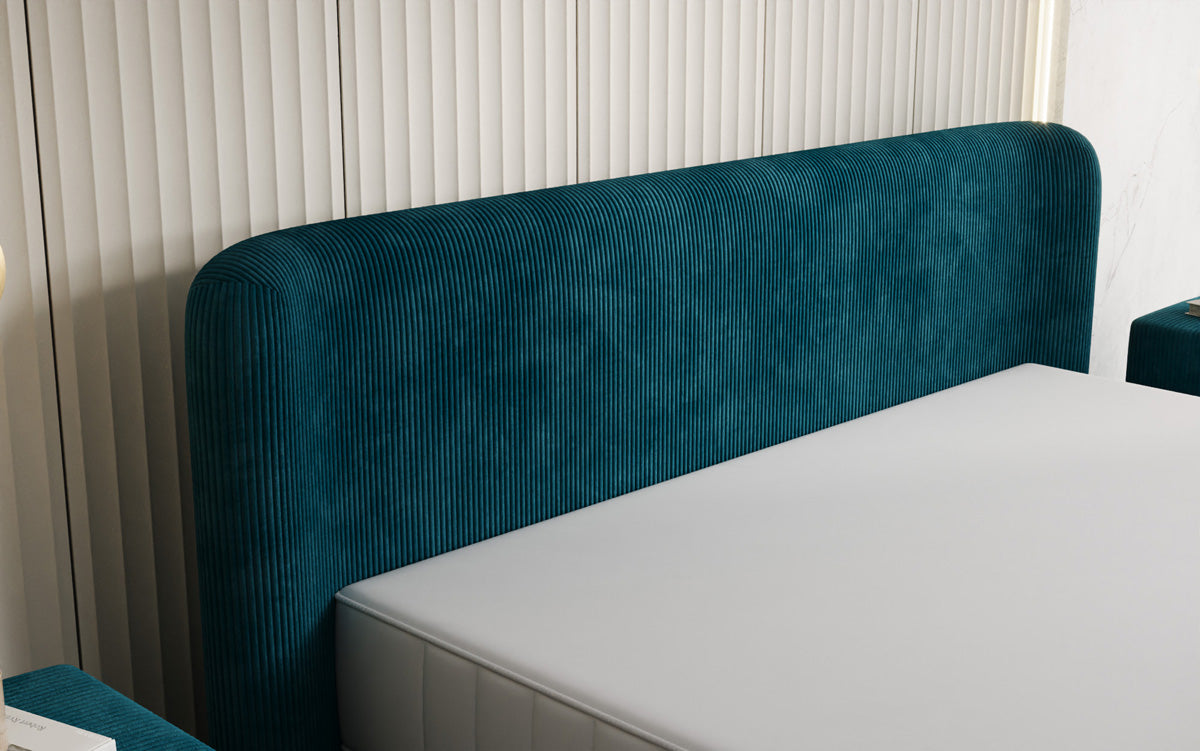 Designer Polsterbett Enna in Cord