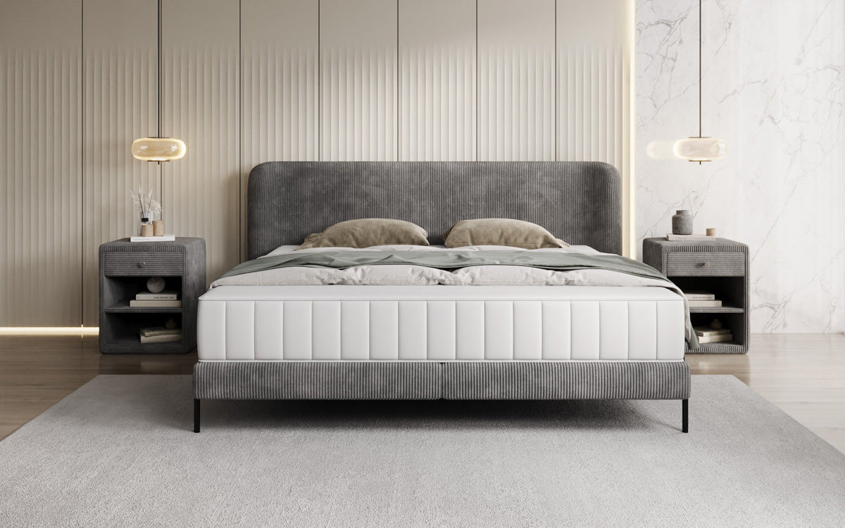 Designer Polsterbett Enna in Cord