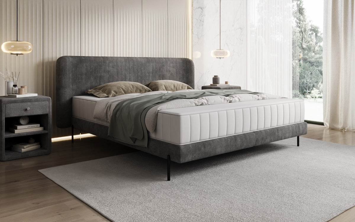 Designer Polsterbett Enna in Cord