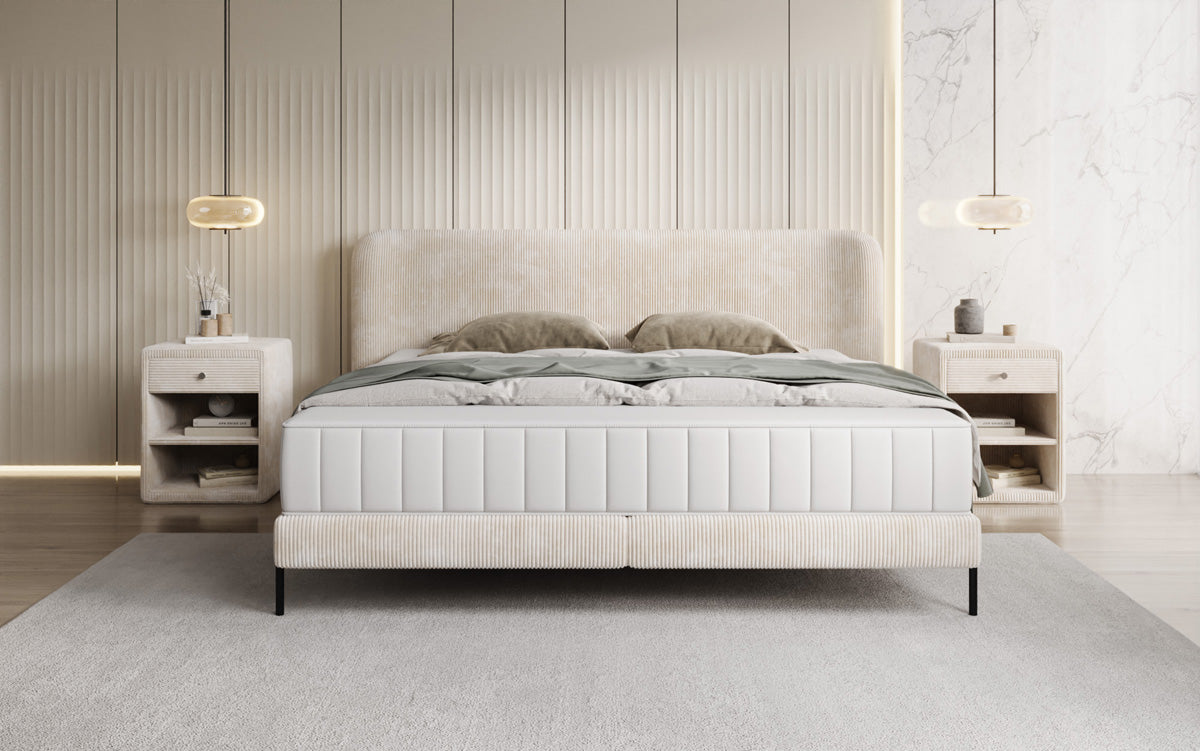 Designer Polsterbett Enna in Cord