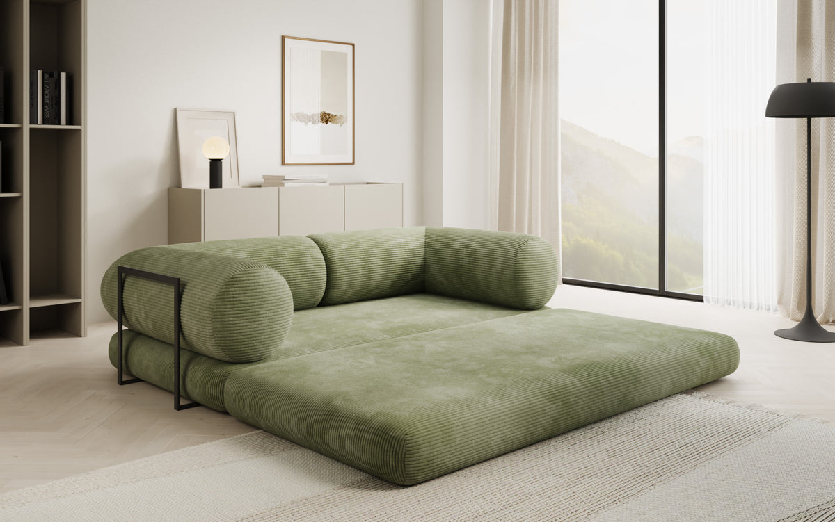 Designer Sofa Lazy Tube 3 Sitzer in Cord