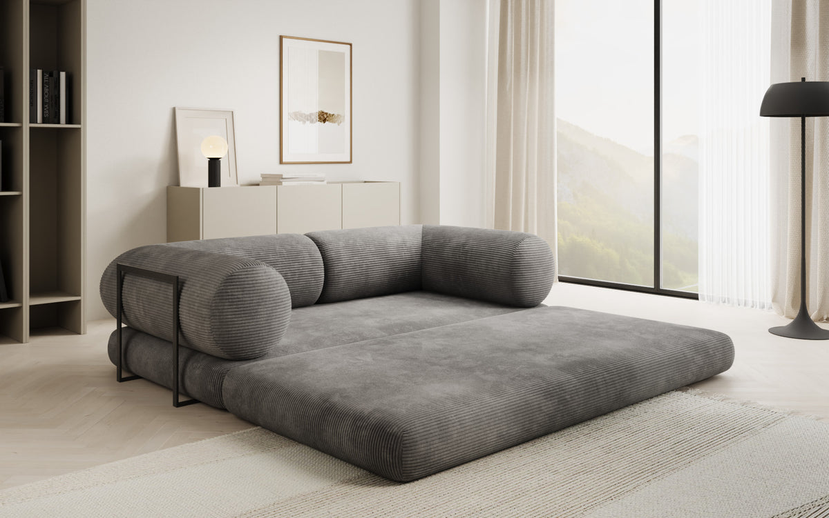 Designer Sofa Lazy Tube 3 Sitzer in Cord
