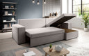 Designer Ecksofa Denver Stoff mit Schlaf- und Klappfunktion