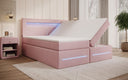 Boxspringbett Minera mit LED, USB und Stauraum