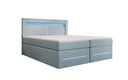 Boxspringbett Minera mit LED, USB und Stauraum