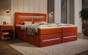Boxspringbett Minera mit LED, USB und Stauraum
