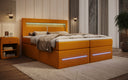 Boxspringbett Minera mit LED, USB und Stauraum