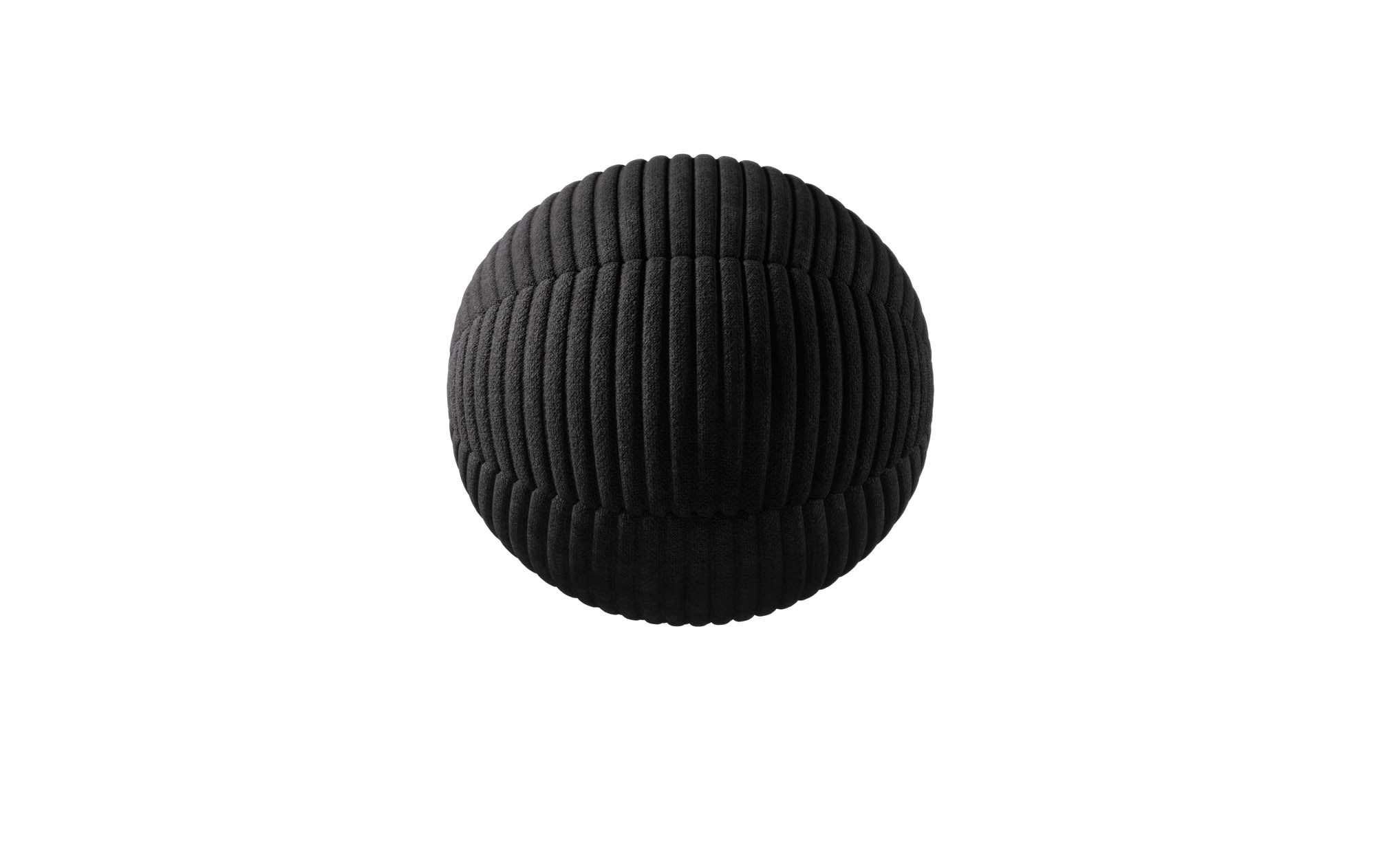 Okrúhly dekoračný vankúš Sphere ⌀35 cm z kordu