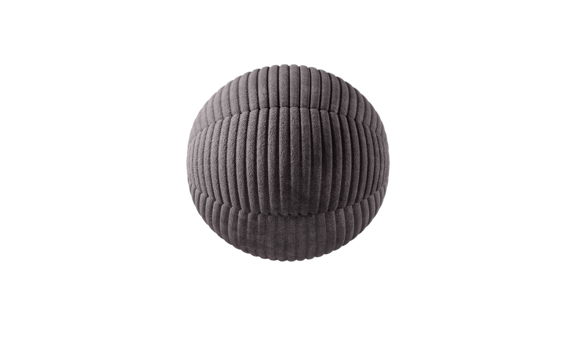 Okrúhly dekoračný vankúš Sphere ⌀35 cm z kordu