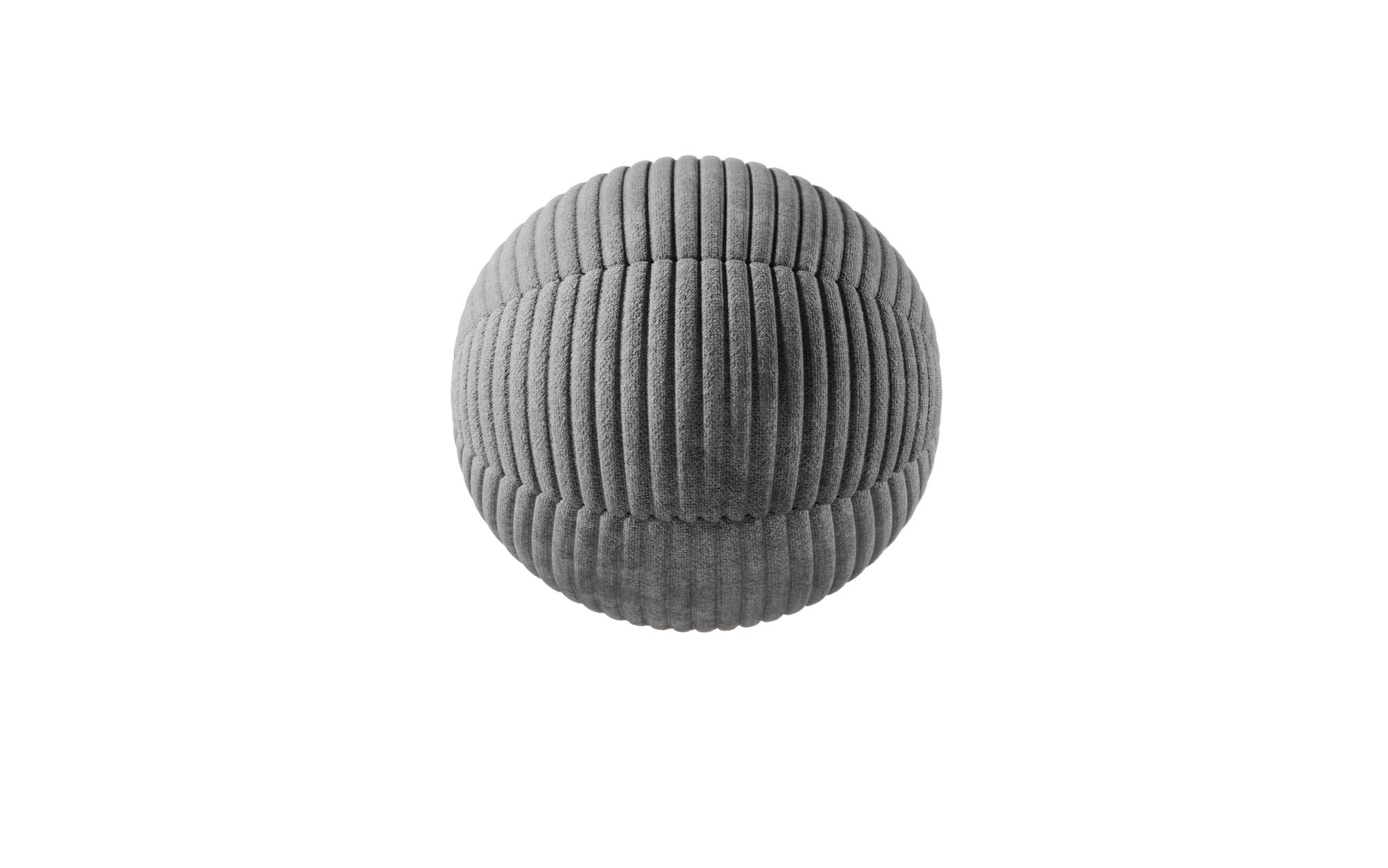 Okrúhly dekoračný vankúš Sphere ⌀35 cm z kordu