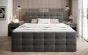 Boxspringbett Luxor Stoff mit Stauraum