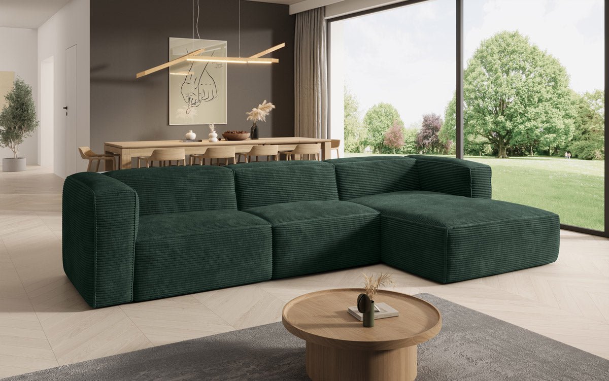 Dizajnová pohovka Comfy L v prevedení Cord