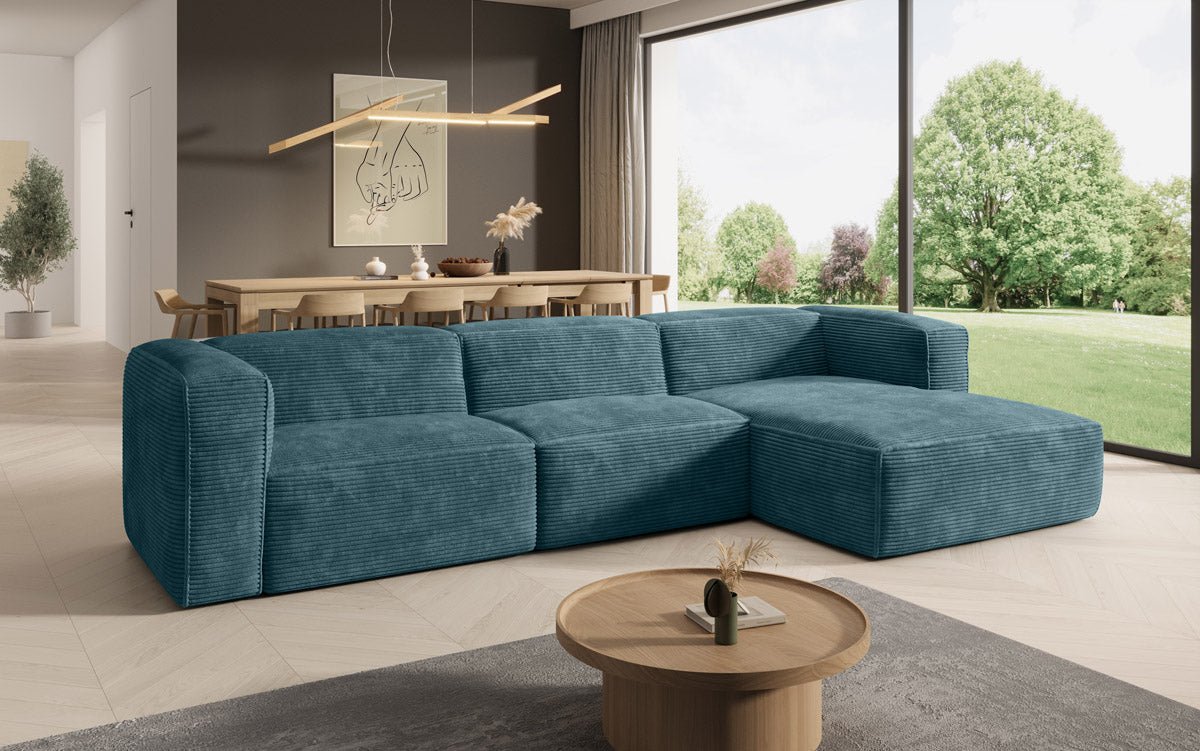 Dizajnová pohovka Comfy L v prevedení Cord