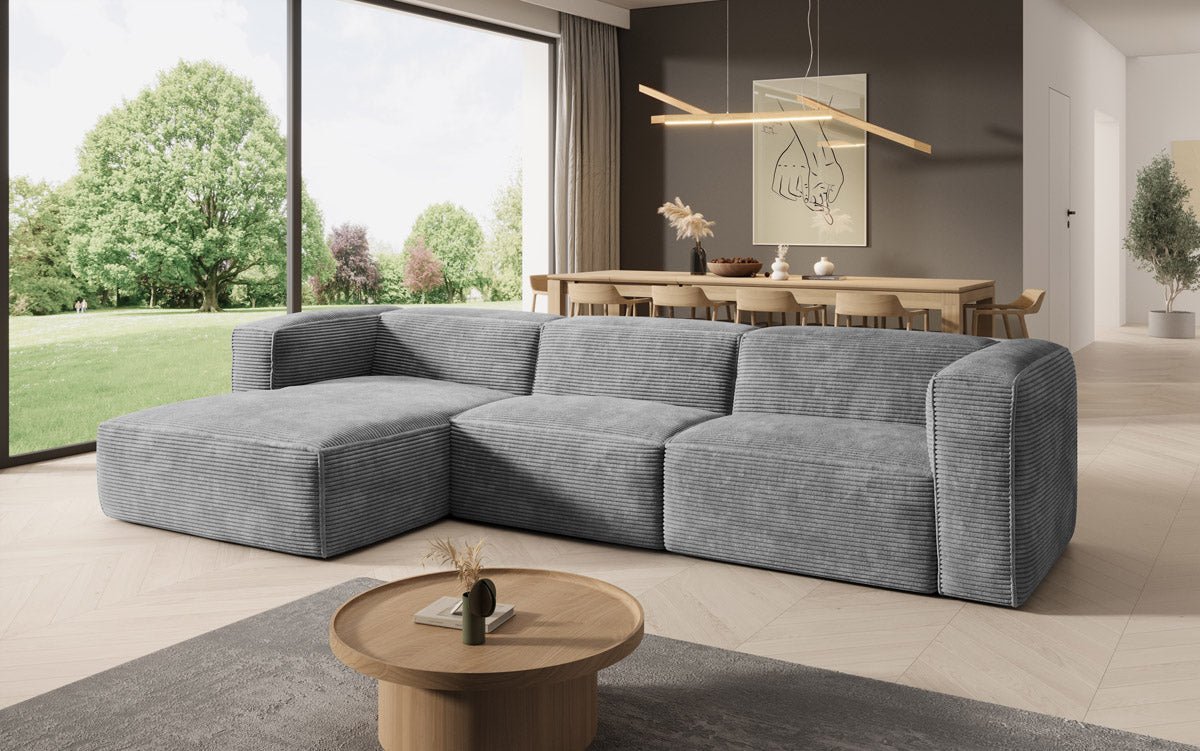 Dizajnová pohovka Comfy L v prevedení Cord