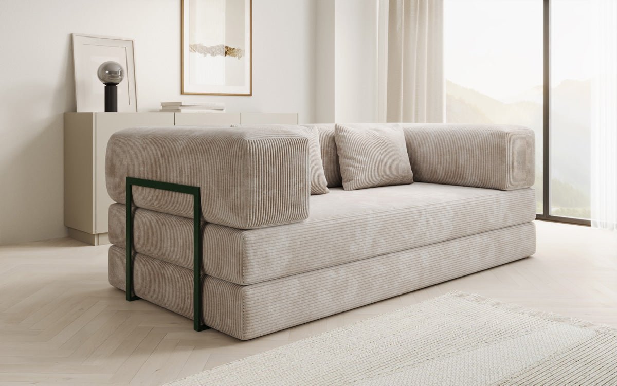 Designer Sofa Lazy 3 Sitzer in Cord