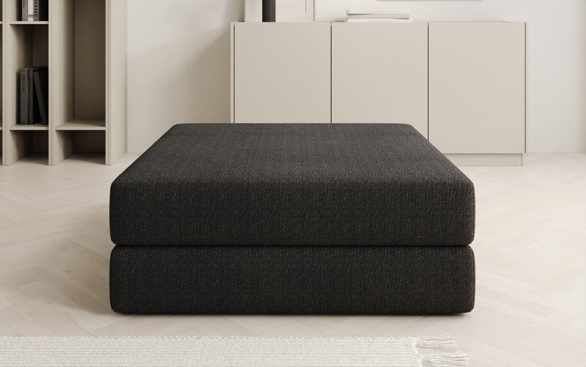 Pomocná stolička Lazy v Bouclé