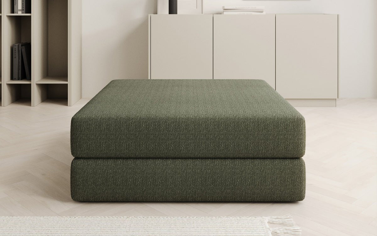 Pomocná stolička Lazy v Bouclé