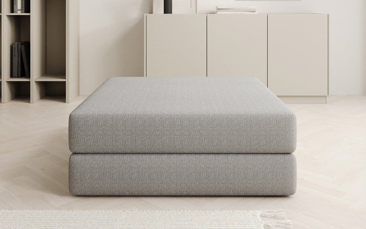 Pomocná stolička Lazy v Bouclé