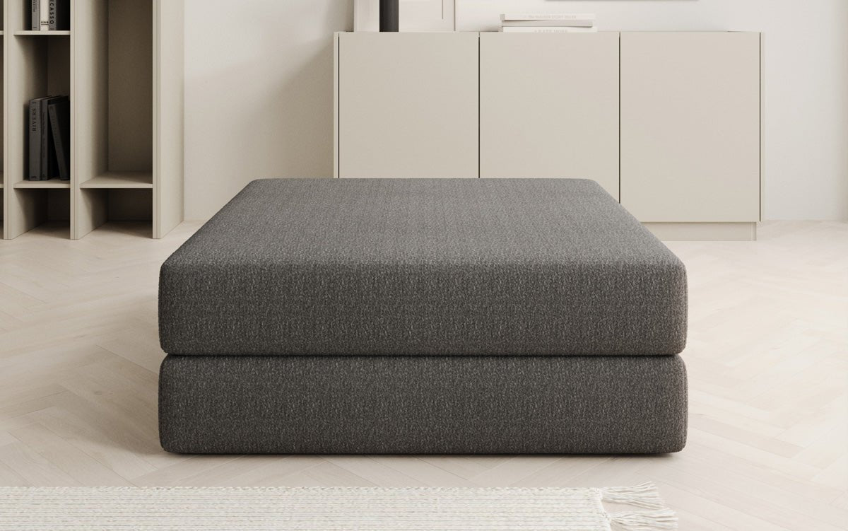 Pomocná stolička Lazy v Bouclé