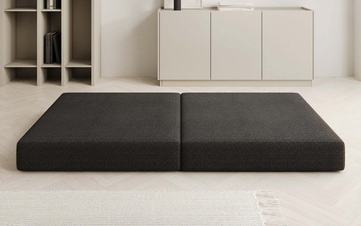 Pomocná stolička Lazy v Bouclé