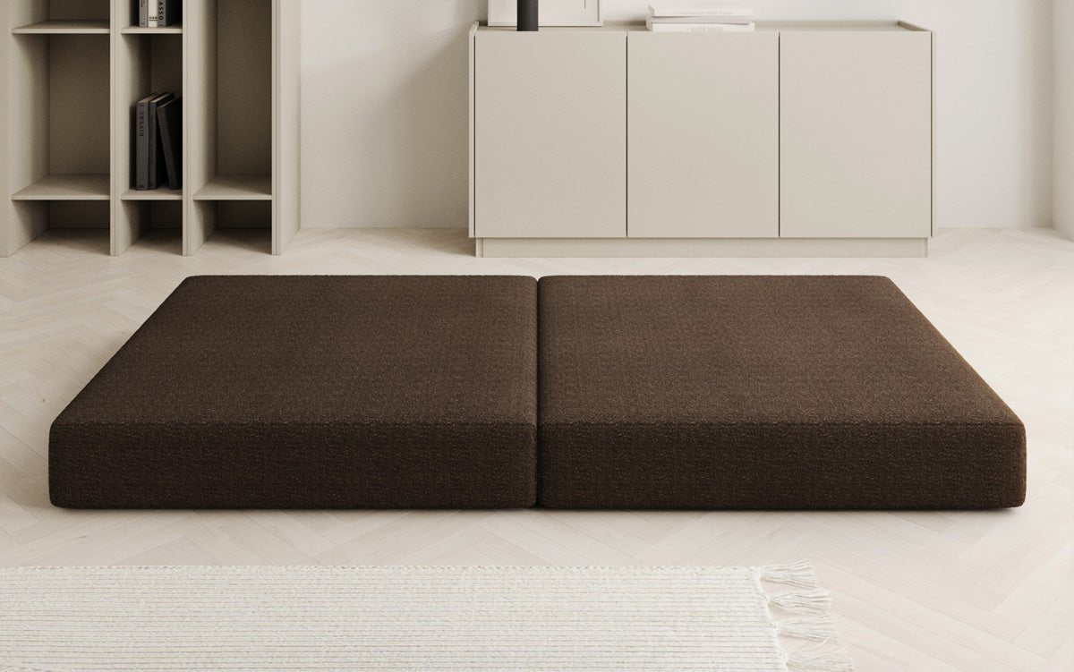 Pomocná stolička Lazy v Bouclé