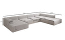 Designer Sofa Lesley U XXL in Bouclé