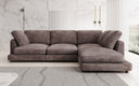Designer Ecksofa Thalessa in Cord