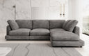 Designer Ecksofa Thalessa in Cord