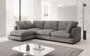 Designer Ecksofa Thalessa in Cord