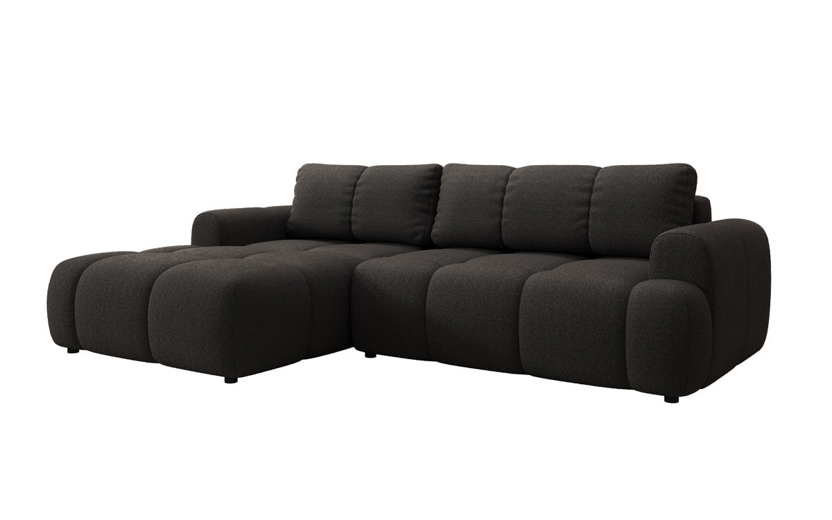 Designer Sofa Analfi L mit Schlaf- und Klappfunktion in Bouclé