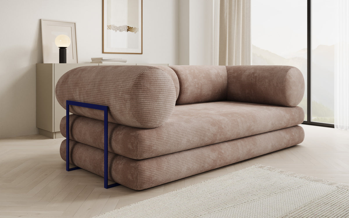 Designer Sofa Lazy Tube 3 Sitzer in Cord