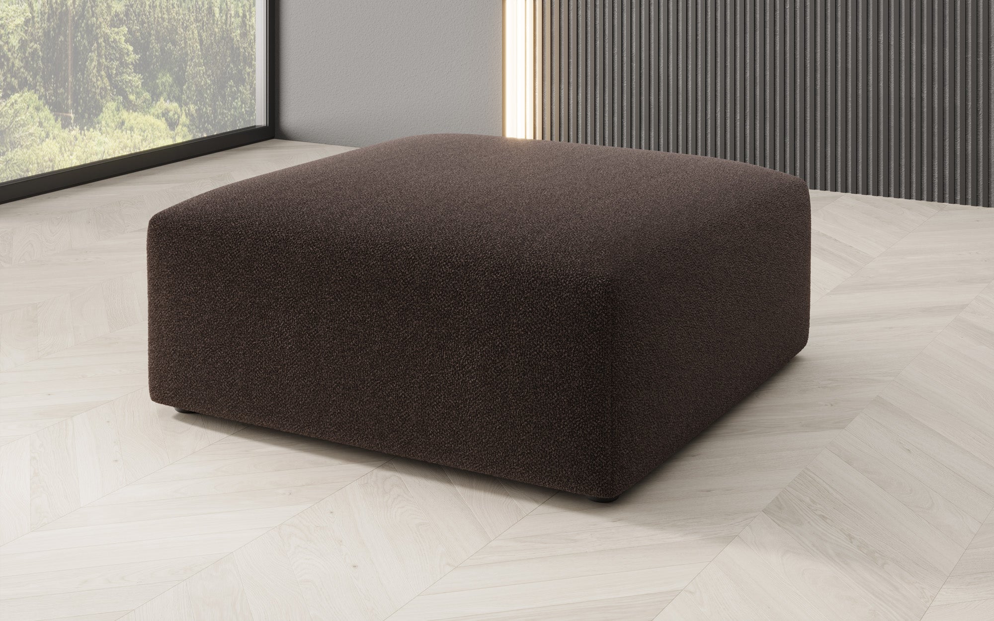 Prídavná stolička 80 cm Snug z bouclé