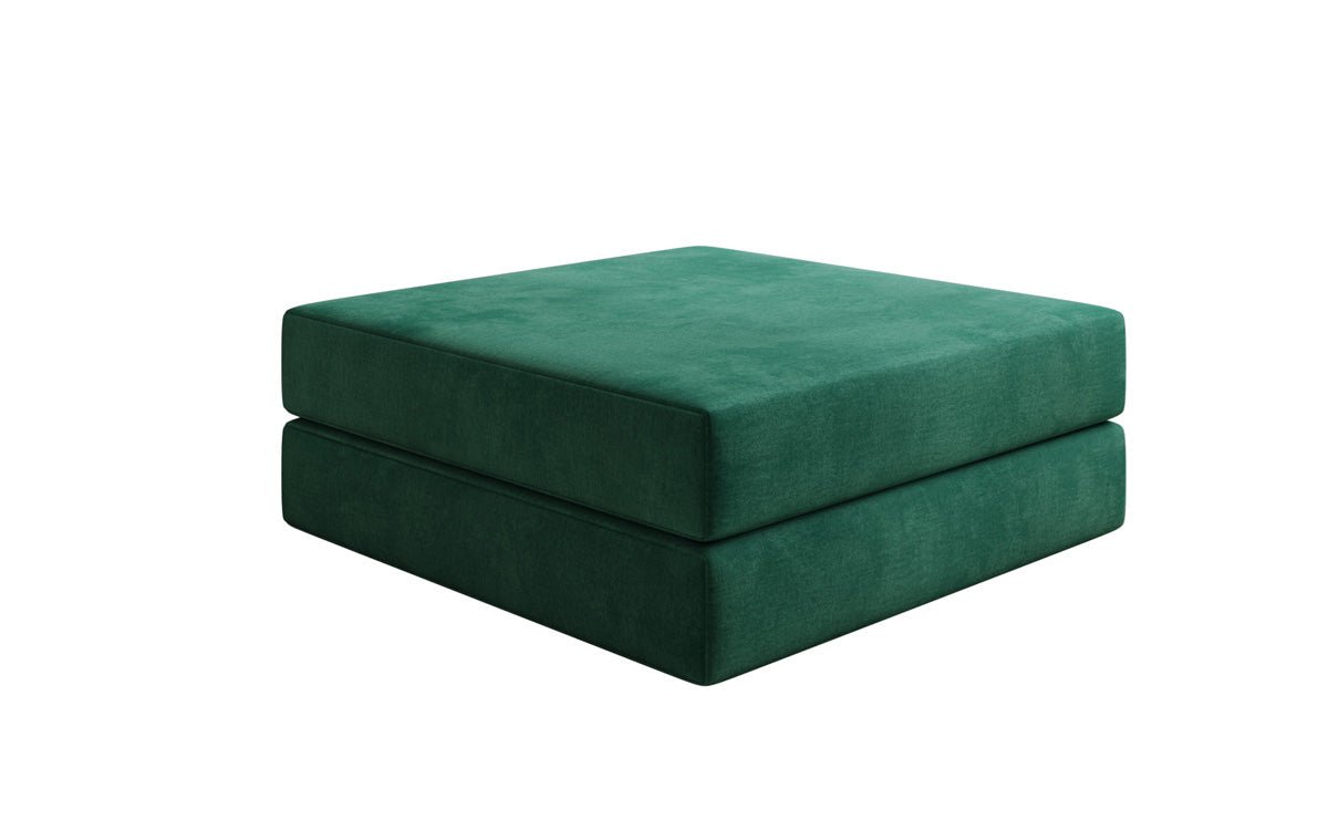 Pomocná stolička Lazy v zamatovom prevedení