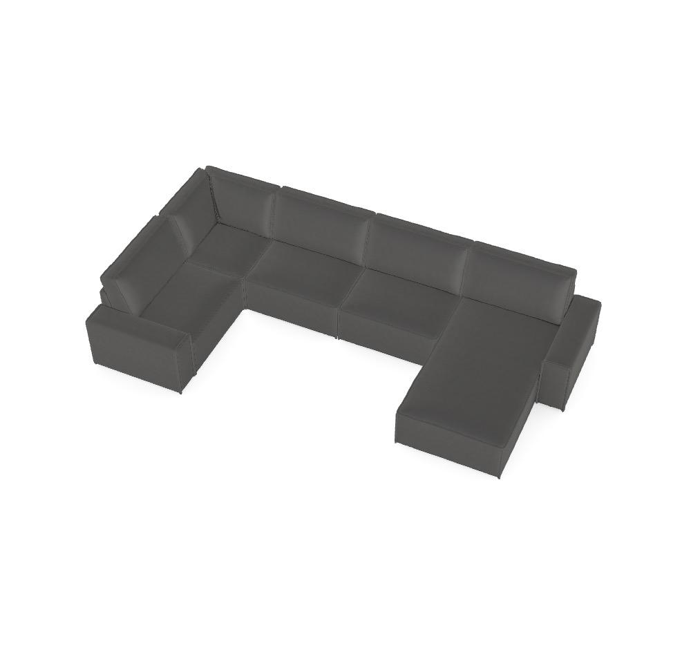 Modulárny gauč Domo - Tvoja vysnívaná konfigurácia VOUBMI