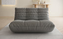 Designer 2 Sitzer Sofa Calmo in Echtleder