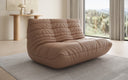 Designer 2 Sitzer Sofa Calmo in Echtleder