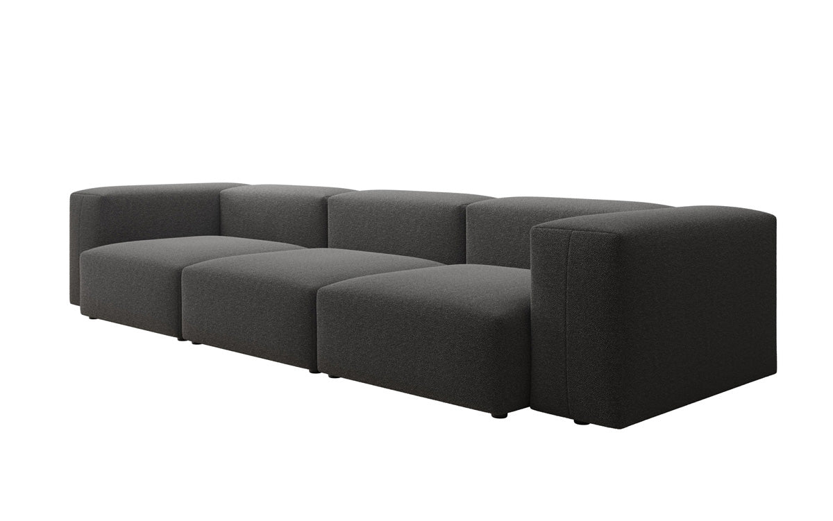 Dizajnérska 3-miestna pohovka Snug v bouclé