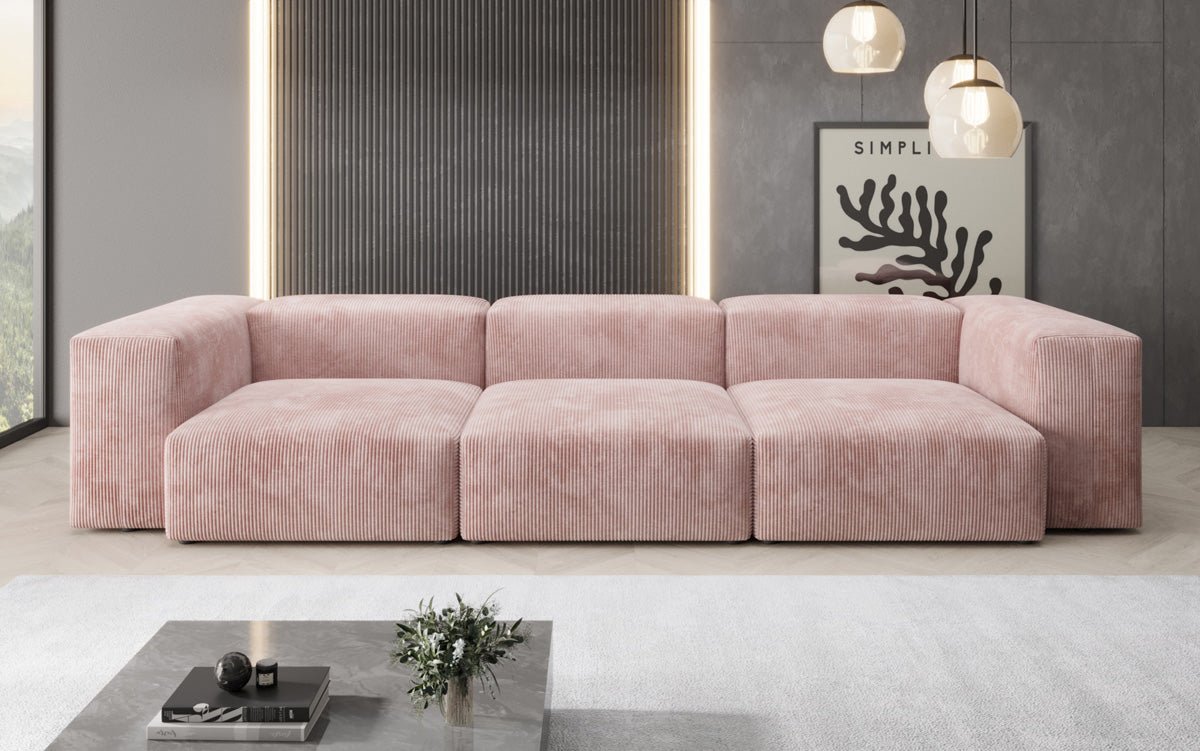 Designer 3 Sitzer Sofa Snug in Cord