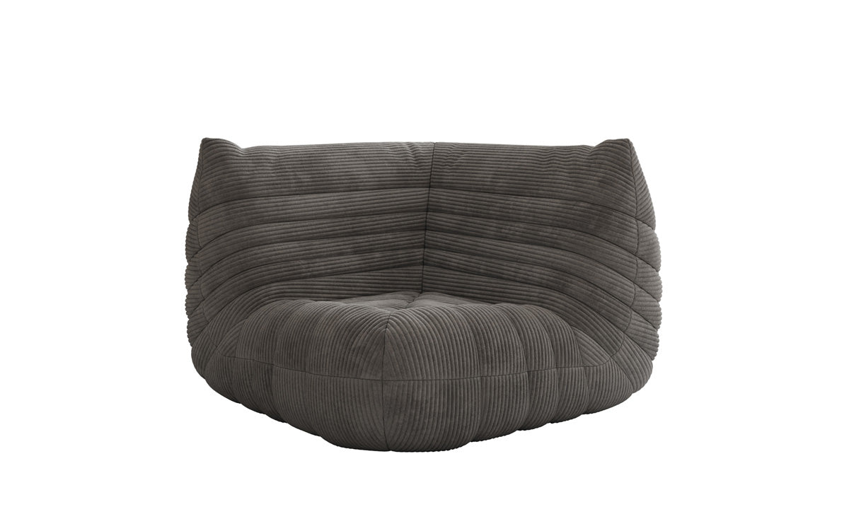 Designer Eckmodul Sofa-Sessel Calmo in Cord