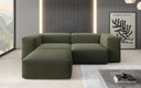 Dizajnová rohová pohovka Snug Mini v buklé