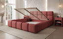 Designer Polsterbett Matilda Stoff mit Stauraum