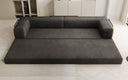 Designer Sofa Lazy 3 Sitzer XXL in Samt
