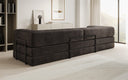 Designer Sofa Lazy 3 Sitzer XXL in Samt
