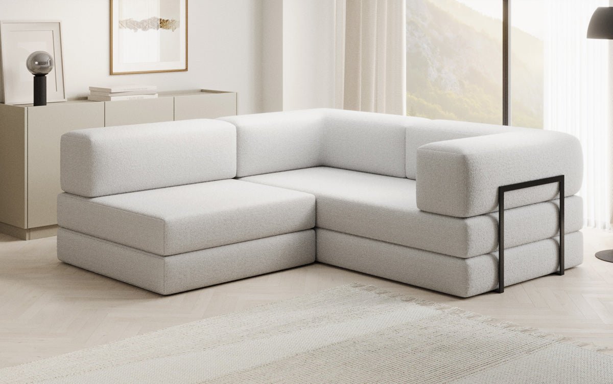 Dizajnová pohovka Lazy L Mini v bouclé