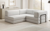 Designer Sofa Lazy L Mini in Bouclé