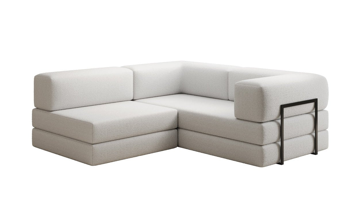 Dizajnová pohovka Lazy L Mini v bouclé